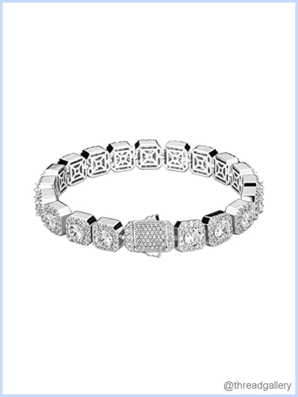 Men's Women's 10mm Iced Out CZ Tennis Bracelet 7-9" Prong Set Cubic Zirconia